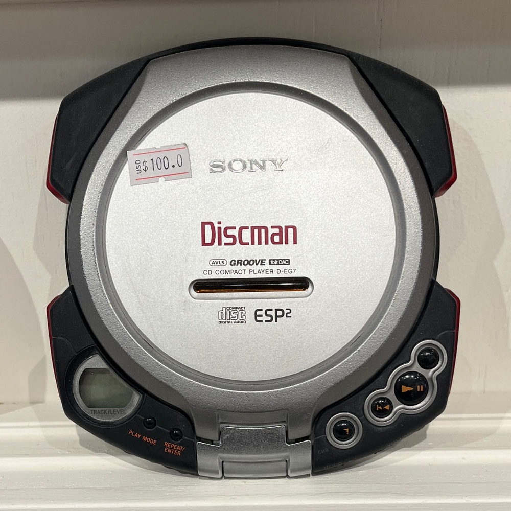 Sony Discman ESP2 CD Player - Silver and Black